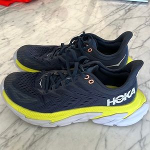 Hoka One Clifton Edge Navy Running Shoe